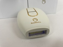 RoseSkinCo. Lumi IPL Hair Removal Handset – White/Gold – Professional At-Home