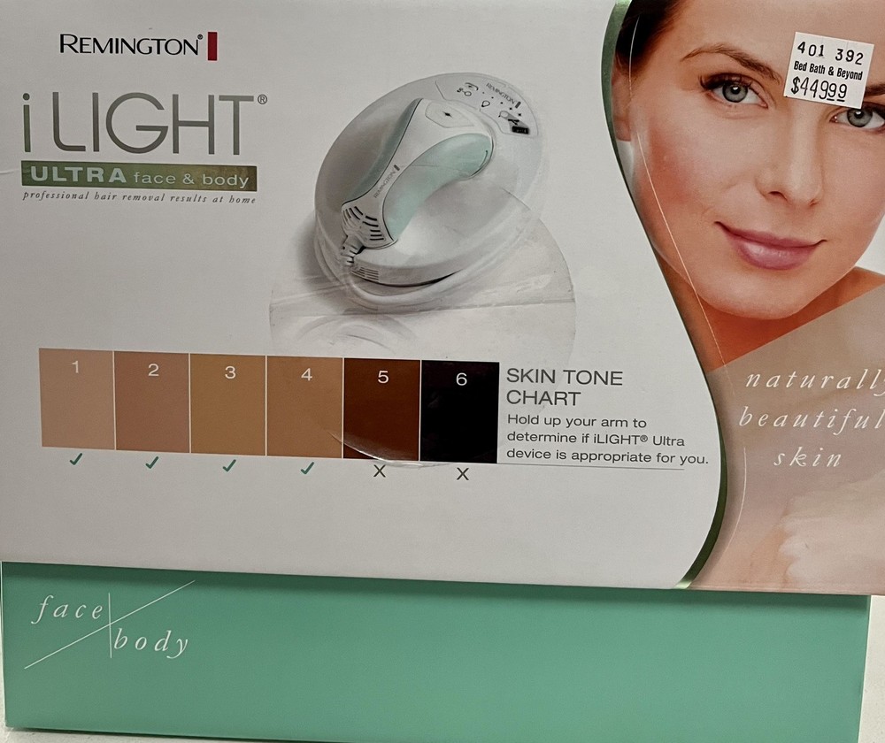 Remington iLIGHT Ultra Face and Body IPL 6500 Hair Removal System