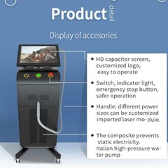 Ice Titanium Painless Permanent Hair Removal Diode Laser 755 808 1064nm Machine
