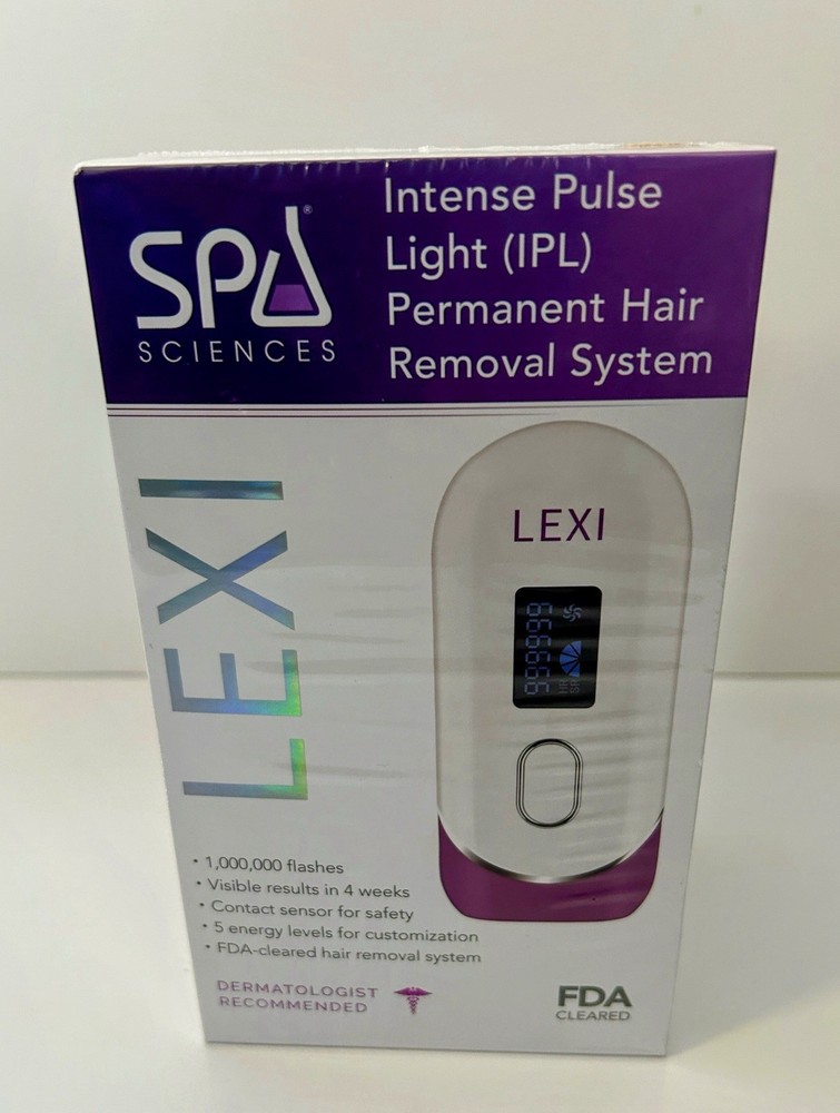 Spa Sciences LEXI Permanent IPL Hair Removal System with Auto Flash Sealed