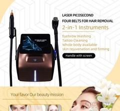 Pro 2 in 1 Diode Laser Hair Removal Machine Picosecond Tattoo Removal Instrument