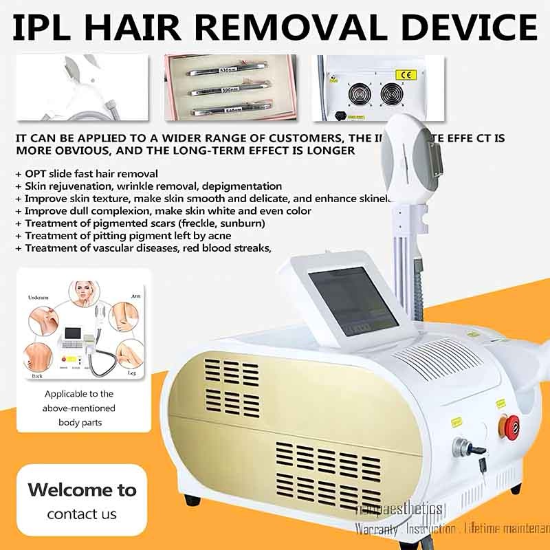 PRO IPL Elight OPT Laser Permanent Hair Removal RF Skin Care Salon Machine