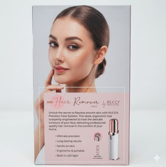RUCCI Beauty & Spa Facial Hair Remover for Women – Built-In LED Light