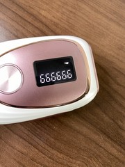 White Rose Gold Ice-Cooling IPL Hair Removal With User Manual
