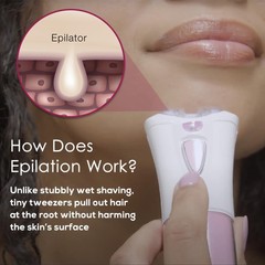 Glabrouse Skin Epilator, Glabrous Hair Remover for Face – Look Pink