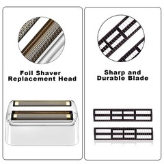 Loread Replacment Foil And Cutter For Babyliss Pro Metalfx Double Foil Shavers