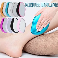 Crystal Hair Remover Painless Exfoliation, Portable Removal Dark Blue US