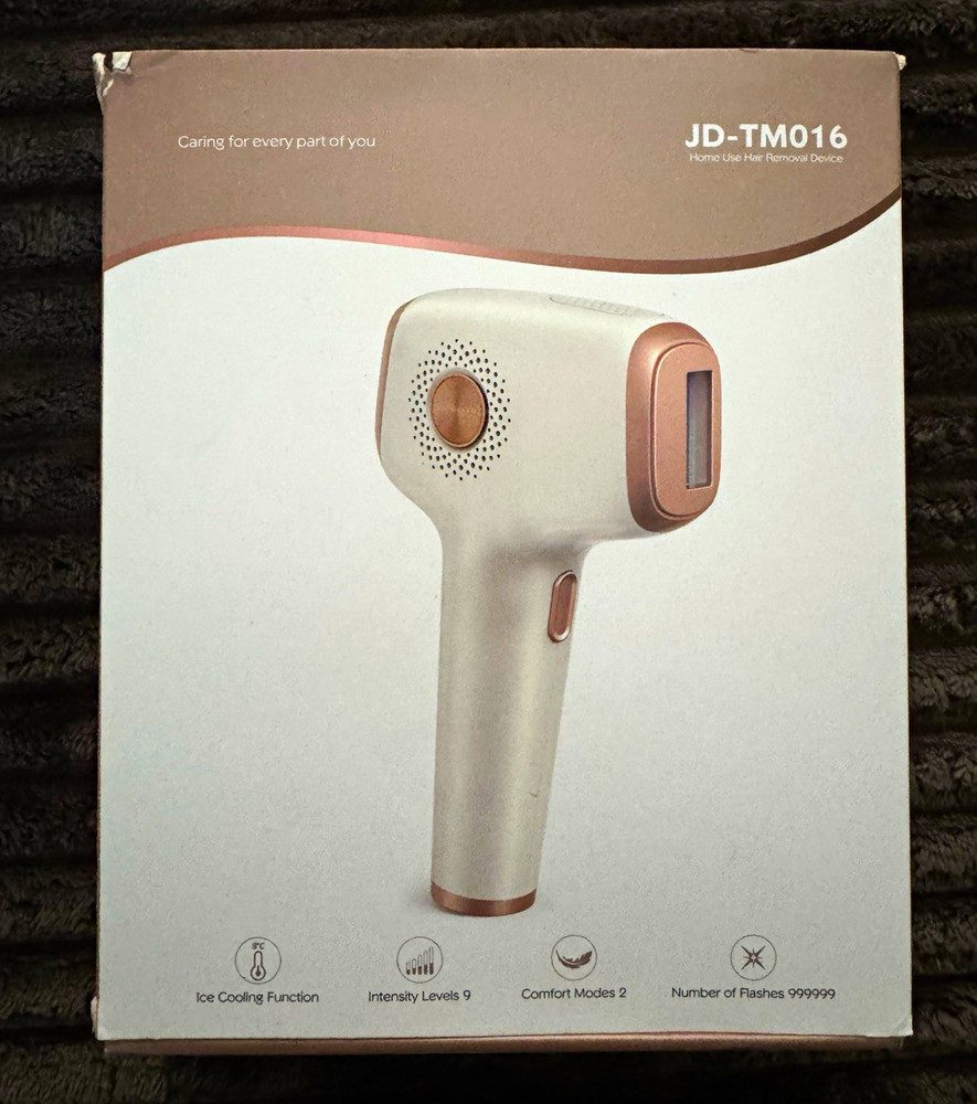 JD-TM016 IPL Laser Hair Removal Device Ice Cooling 9 Settings White/New