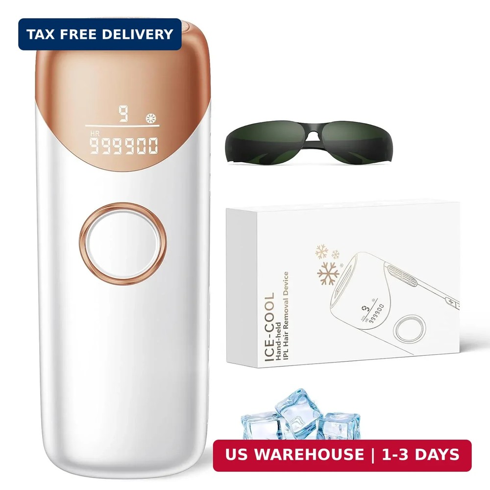 Ubroo Laser Hair Removal with 5℃ Ice Cooling,Hand-held Hair Removal Device IPL H