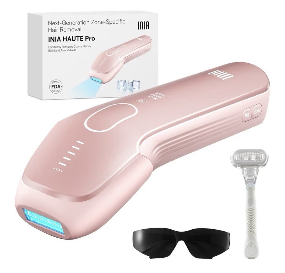INIA HAUTE Pro IPL Hair Removal Device Skin Expert Pro IPL 008 Light Pink Sealed