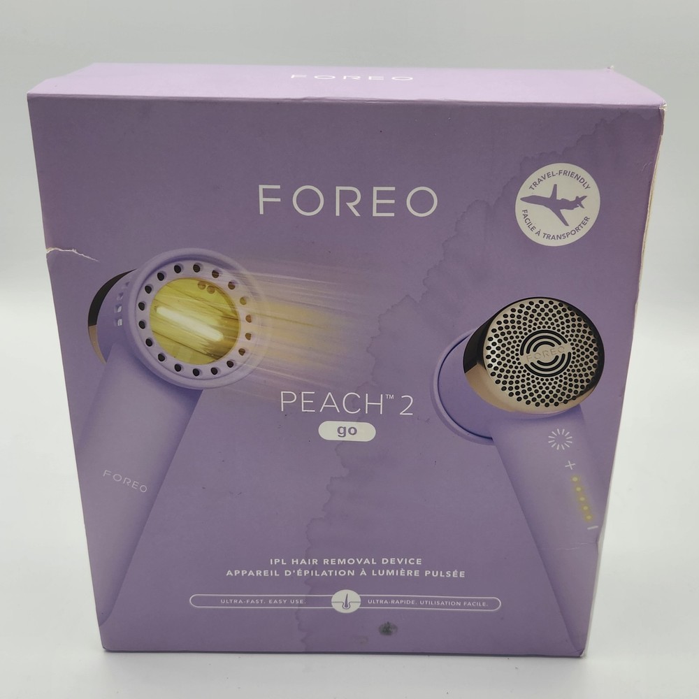 NEW FOREO PEACH 2 Go IPL Hair Removal Device – Easy Permanent Hair Removal