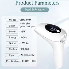 IPL Hair Removal Device Painless Permanent for Women Face Body Bikini Home Use