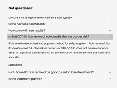 IPL Laser Hair Removal for Women and Men SALLOOT Trinity i15 Pro