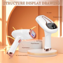 999999 IPL Laser Hair Removal Epilator Permanent Body Machine Face Leg w/Glasses