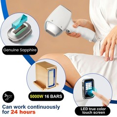 2 In 1 808nm Diode Laser Hair Removal & Pico Laser Tattoo removal Machine 16bar