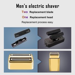 Yaziyir 4 Pack Shaver Replacement Foil And Cutters Compatible Babylisspro