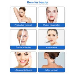 Nd Yag Laser 3 IN1 OPT IPL RF Hair Removal Machine Depilatory Skin Rejuvenation