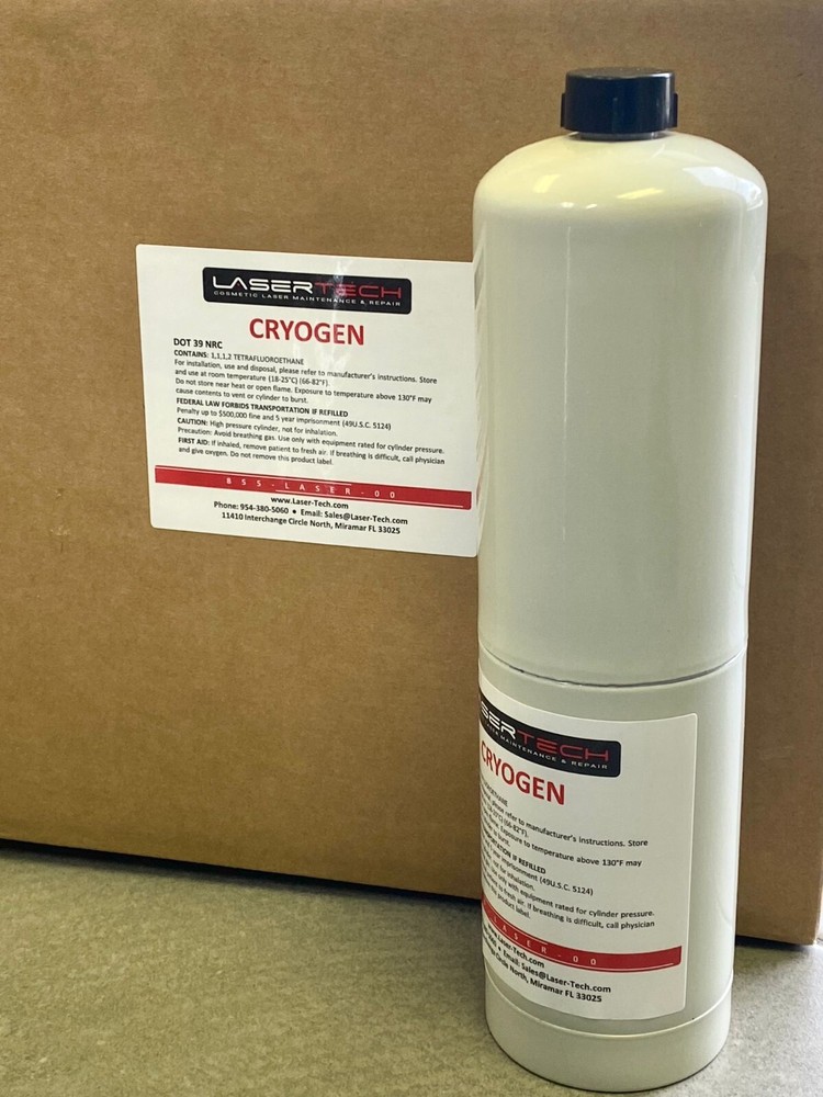 Back-in-stock | CRYOGEN FOR ALL CANDELA LASER MACHINES 12 Canister in each box