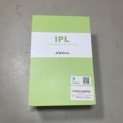 At-Home IPL Permanent Hair Removal XSOUR for Back Legs Arms Face Bikini Line