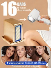 2 in 1 LCD Touch Handle Diode Laser Hair Removal & Pico Tattoo Removal Machine