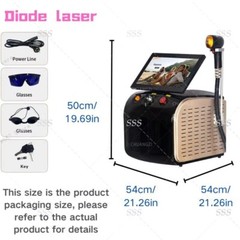 Ice Titanium 755 808 1064nm Permanent Painless Diode Laser hair removal Machine