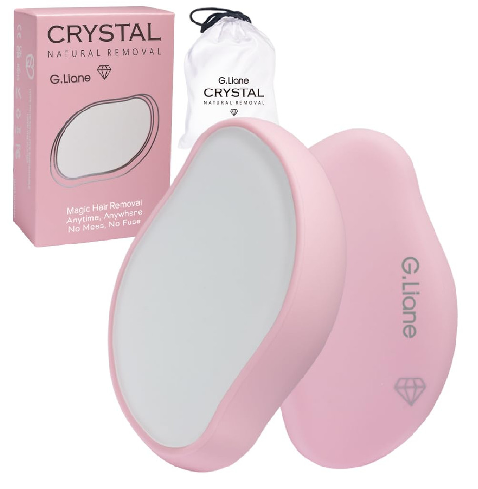 Crystal Hair Eraser,Physical Glass Hair Removal,Reusable Nano Hair Remover Stone