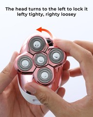 Electric Razors for Women, 5-in-1 Rechargeable Body Shaver – Waterproof Wet D…