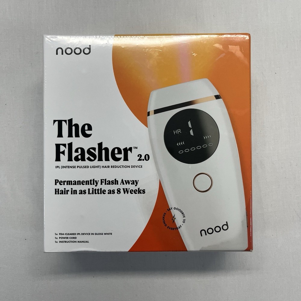 Nood The Flasher 2.0 IPL Laser Hair Removal SEALED NWT