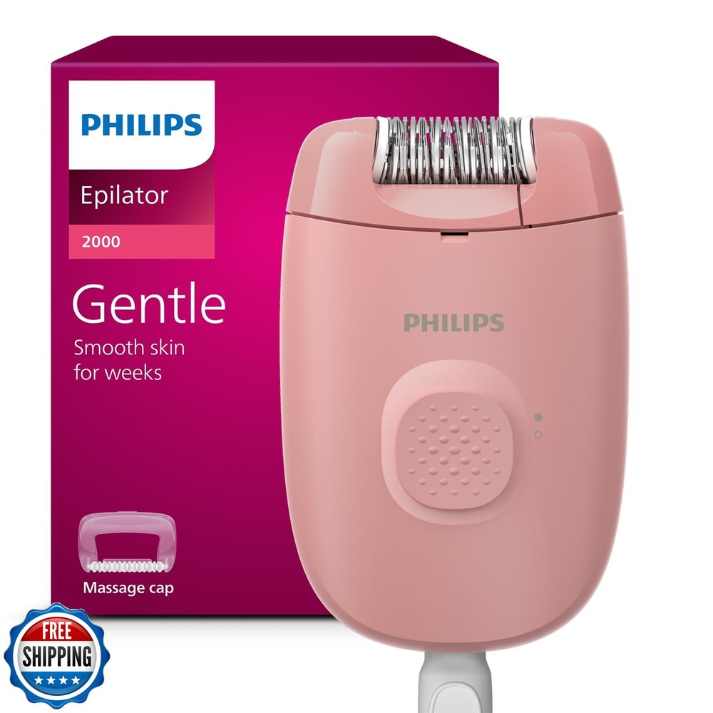 Philips Epilator Series 2000, Corded Epilator for Legs and Body, Hair Removal