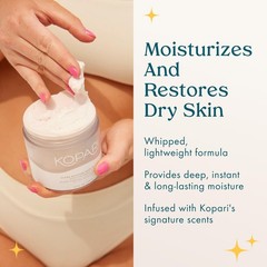 Kopari Ultra Restore Body Butter, Whipped 7.7 Fl Oz (Pack of 1), white
