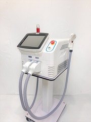 Dual Handpiece Skin Care Machine 4 Wavelength Ice Cooling Salon Beauty Massager