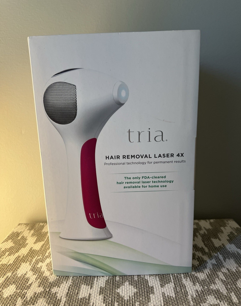 Tria LHR 4.0 Laser Hair Removal Device for Hair Removal, White/Fuchsia