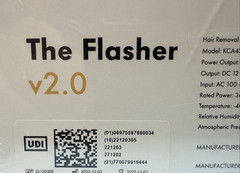 Flasher 2.0 by Nood Permanent and Painless IPL Laser Hair Removal Handset SEALED