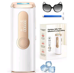 IPL Laser Hair Removal Ice Cooling 3in1 Functions At Home Treatment