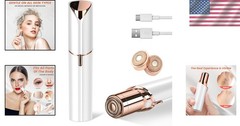 Effortless Facial Hair Removal Device for All Skin Types with Low-Friction Head