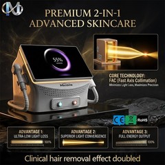 Mecavie 4000W 2-in-1 Diode Pico Laser Salon Hair & Tattoo Removal Machine