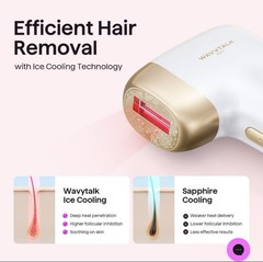 Wavytalk IPL Hair Removal Device, Bare It for Face Body Bikini – Long-Lasting