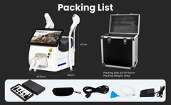 2 In 1 808nm Diode Laser Hair Removal & Pico Laser Tattoo removal Machine 10bar