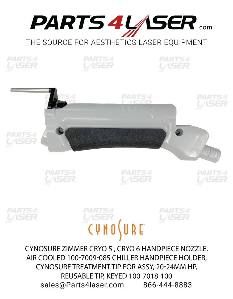 CYNOSURE HAND PIECE NOZZLE WITH TREATMENT TIP, CYNOSURE COOLER 100-7009-085