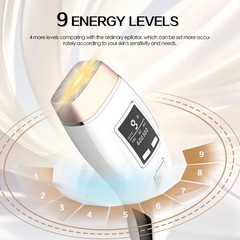 IPL Hair Removal Device 4in1 Ice Cooling 999000 Flashes 9 Levels LCD