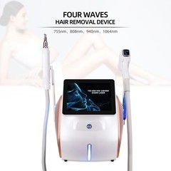 2 In 1 Pico Laser Tattoo Removal Diode Laser 755 808 940 1064NM Hair Removal