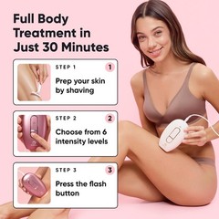IPL Hair Removal Device RoseSkinCo Lumi Permanent