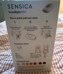 New Unopened Sencisa Sensilight Philips SC199700 Laser Hair Removal Mini At-Home