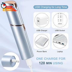 Facial Hair Removal for Women, Electric Painless Facial Hair Remover for Face
