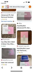 HeySilkySkin Advanced Hair Removal IPL Intense Pulsed Light reduce hair growth