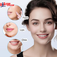 Facial Hair Removal for Women, Electric Painless Facial Hair Remover for Face, L