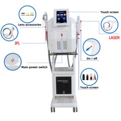 Pro IPL SHR Elight ND Tag Laser Tattoo Hair Removal Salon Beauty Machine Salon
