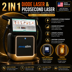 ORIGINAL MYOSLIM 2 In 1 Diode Laser Pico Nd Yag Skin Rejuvenation Machine USA!!!