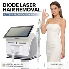 Professional 4-wavelength diode laser hair removal device CE certification