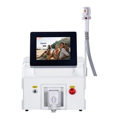 3500W diode laser, 755/808/1064nm wavelength, painless hair removal.